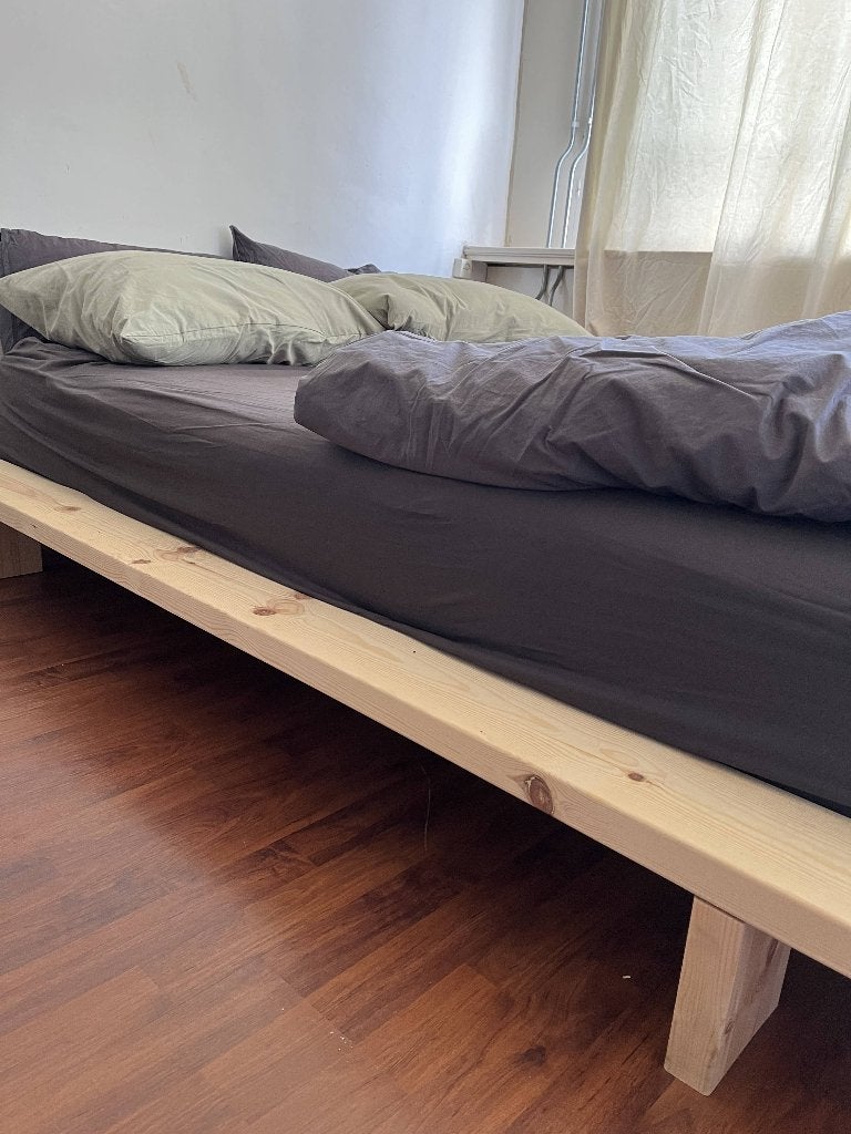 Karup futonbed Japan naturel 140 x 200, Ophalen, Overige kleuren, 140 cm, Zo goed als nieuw