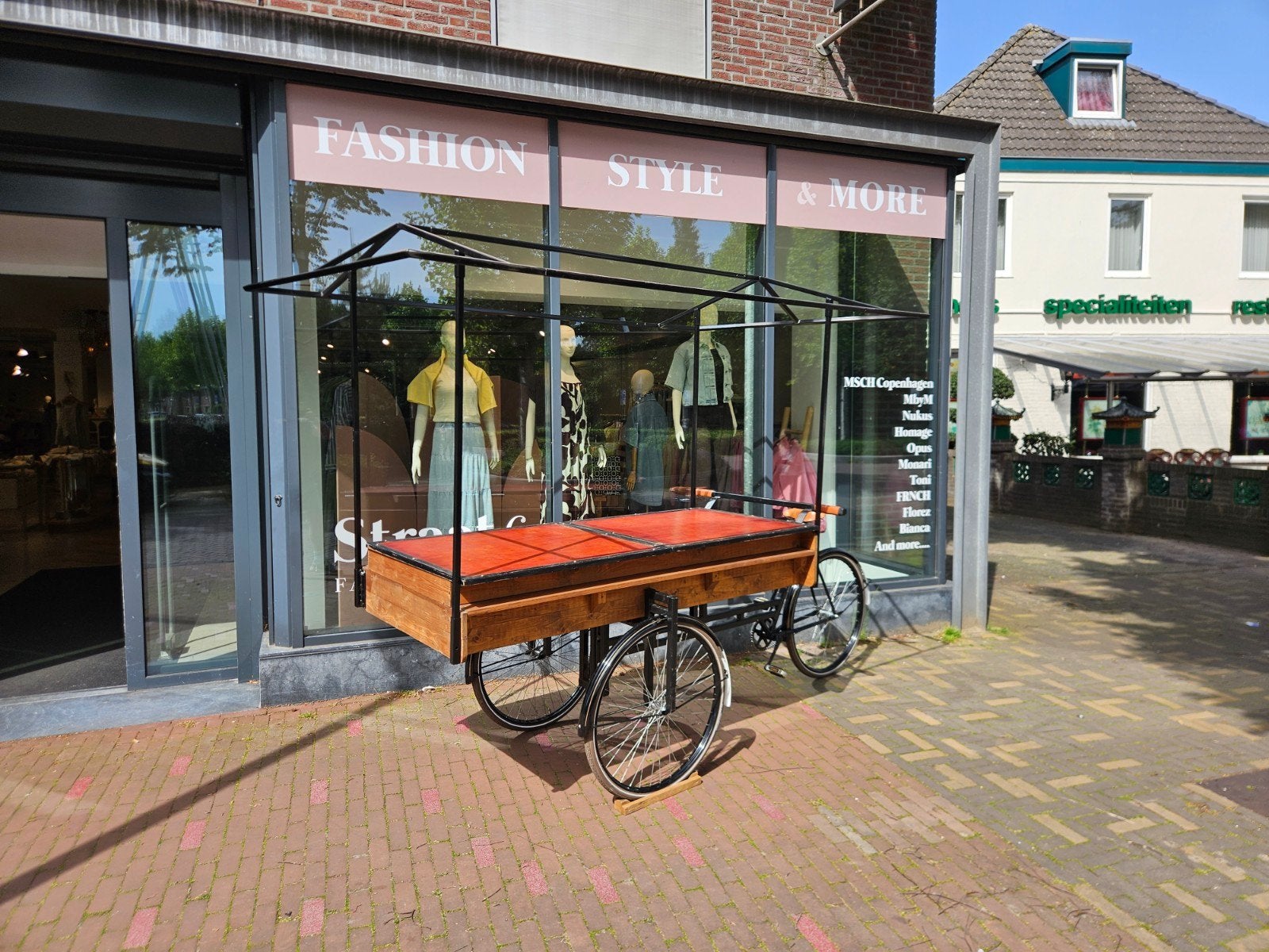 Antieke Bakfiets - Decoratie & Commercieel Gebruik, Terugtraprem, Gebruikt, Ophalen, Overige merken