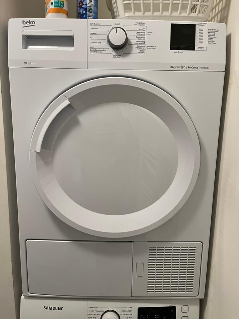 Beko 7kg A++ Condensdroger, Witgoed en Apparatuur, Wasdrogers, Ophalen, 6 tot 8 kg, Zo goed als nieuw, 85 tot 90 cm