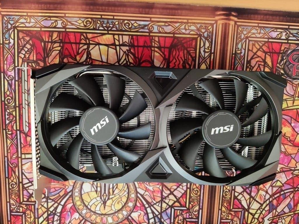 MSI RTX 3050 Ventus 2X XS 8GB OC – met doos - €200,-, GDDR6, PCI-Express 4, HDMI, Ophalen of Verzenden