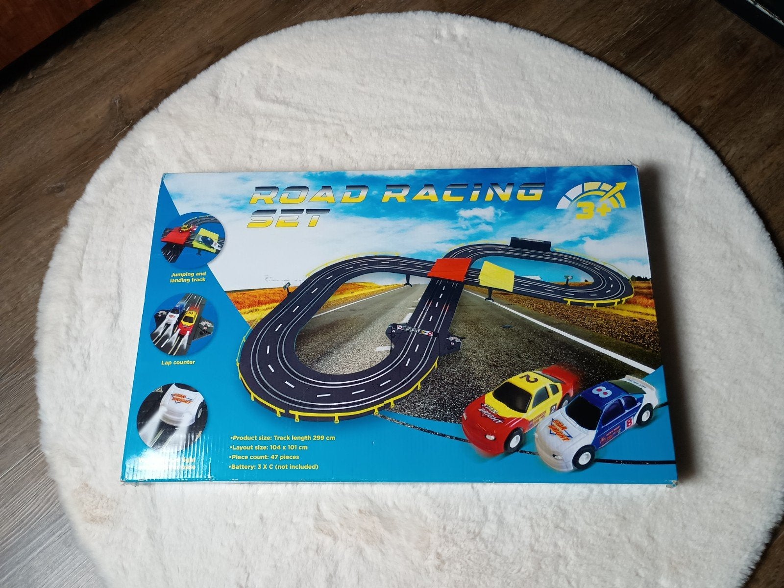 Nieuw! Racebaan Road Racing! Met licht!, Kinderen en Baby's, Speelgoed | Racebanen, Ophalen of Verzenden, Nieuw, Elektrisch, Overige merken