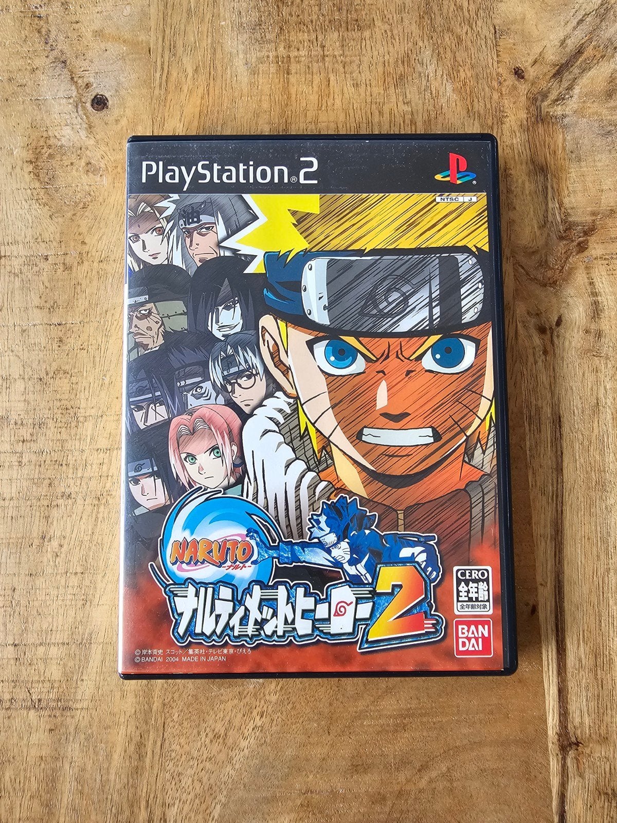 Naruto: Ultimate Hero 2 (PlayStation 2, Japanse Import), Gebruikt, Vechten, 1 speler, Ophalen of Verzenden