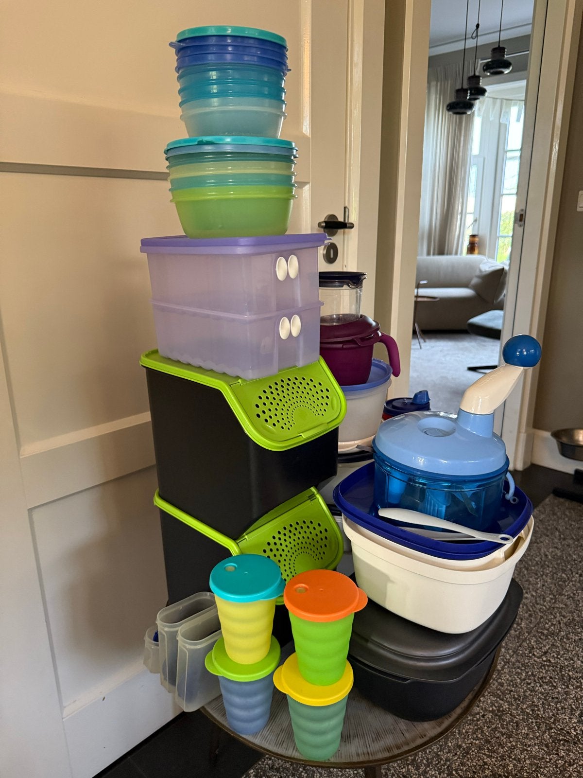 Grote Tupperware collectie:Nieuw en ZGAN, Huis en Inrichting, Overige kleuren, Overige typen, Luchtdicht, Ophalen of Verzenden