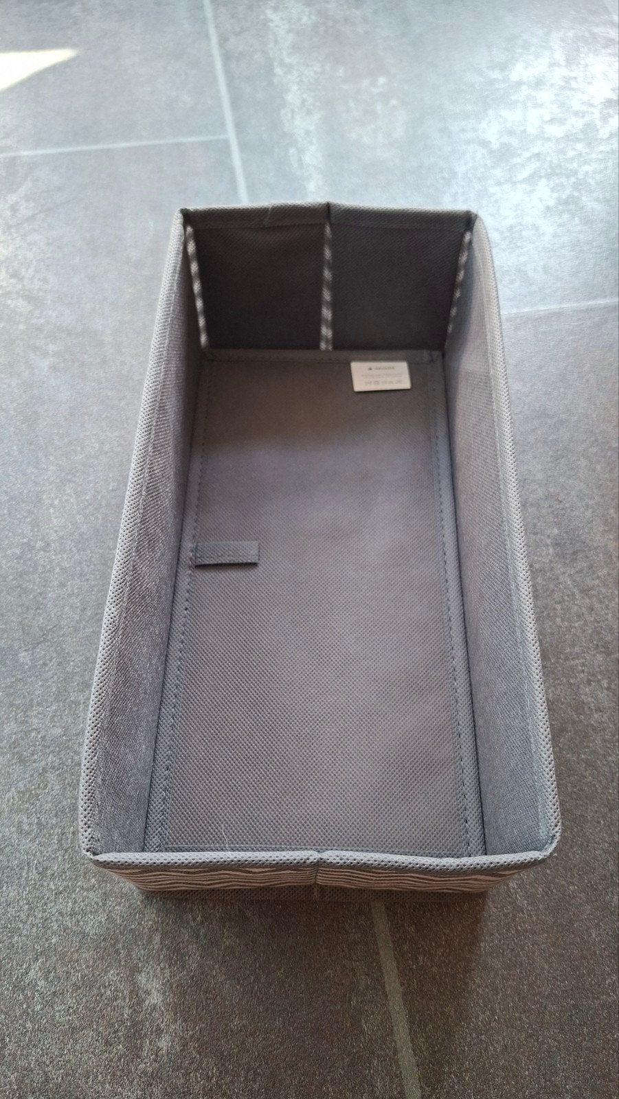 Novaris stoffen opbergboxen set van 4 opvouwbare opbergmande, Mand, Textiel, Rond, Nieuw