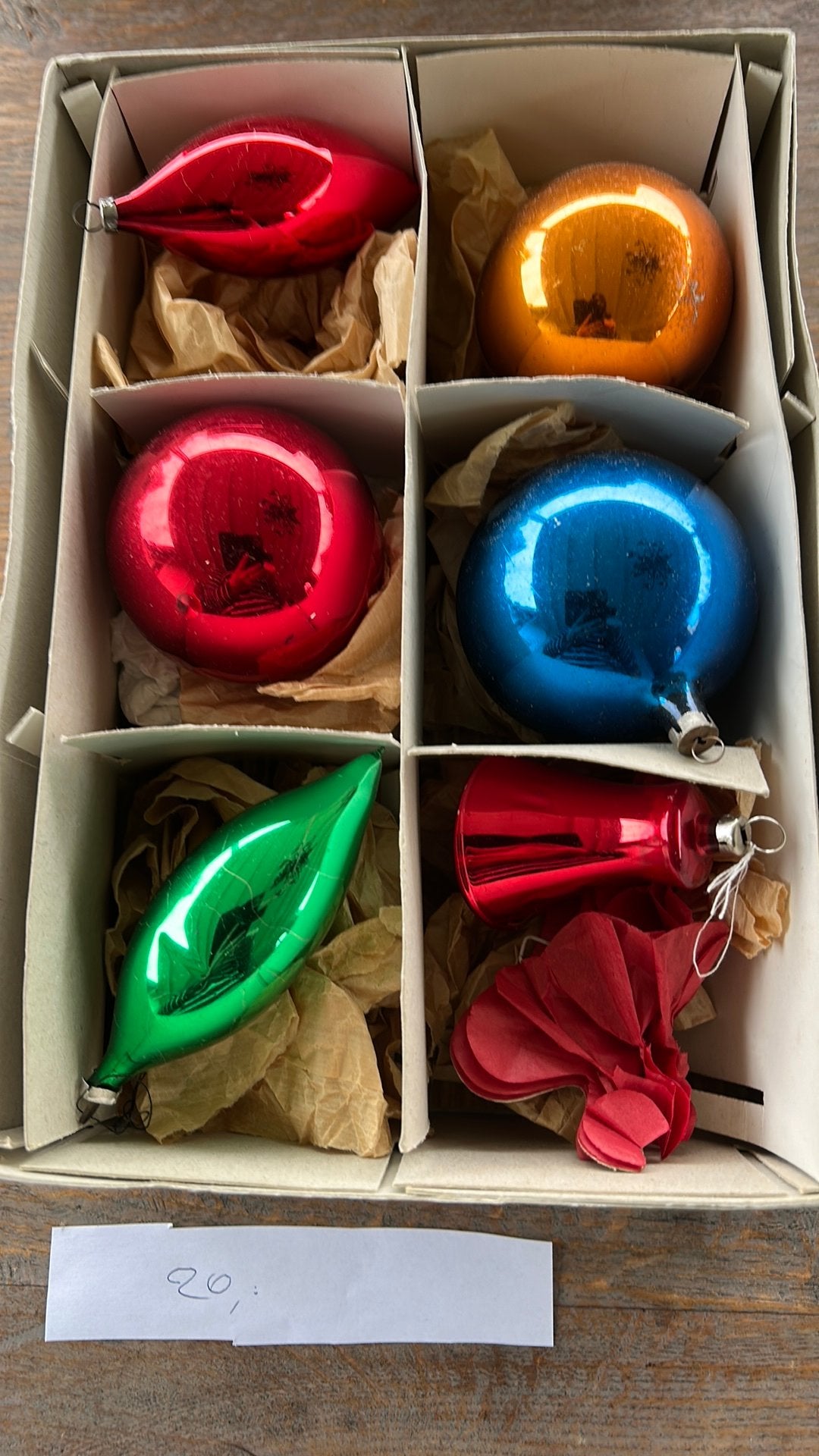Oude kerstballem, Ophalen, Zo goed als nieuw
