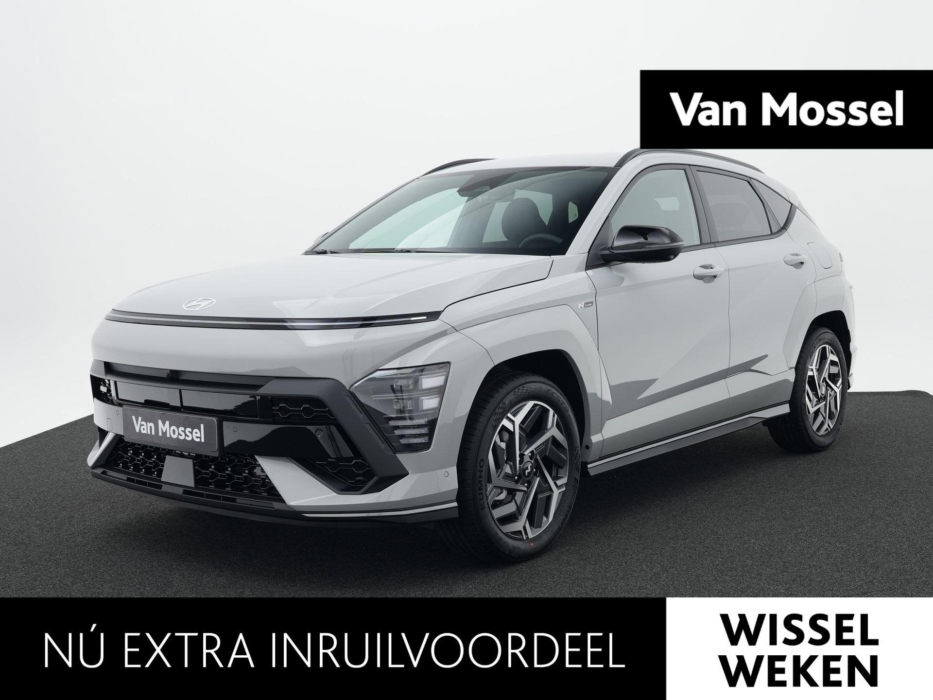 Hyundai Kona 1.6 GDI HEV N Line Stoelverwarming | Stoelverko, Auto's, Gebruikt, 1110 kg, Origineel Nederlands, Bedrijf