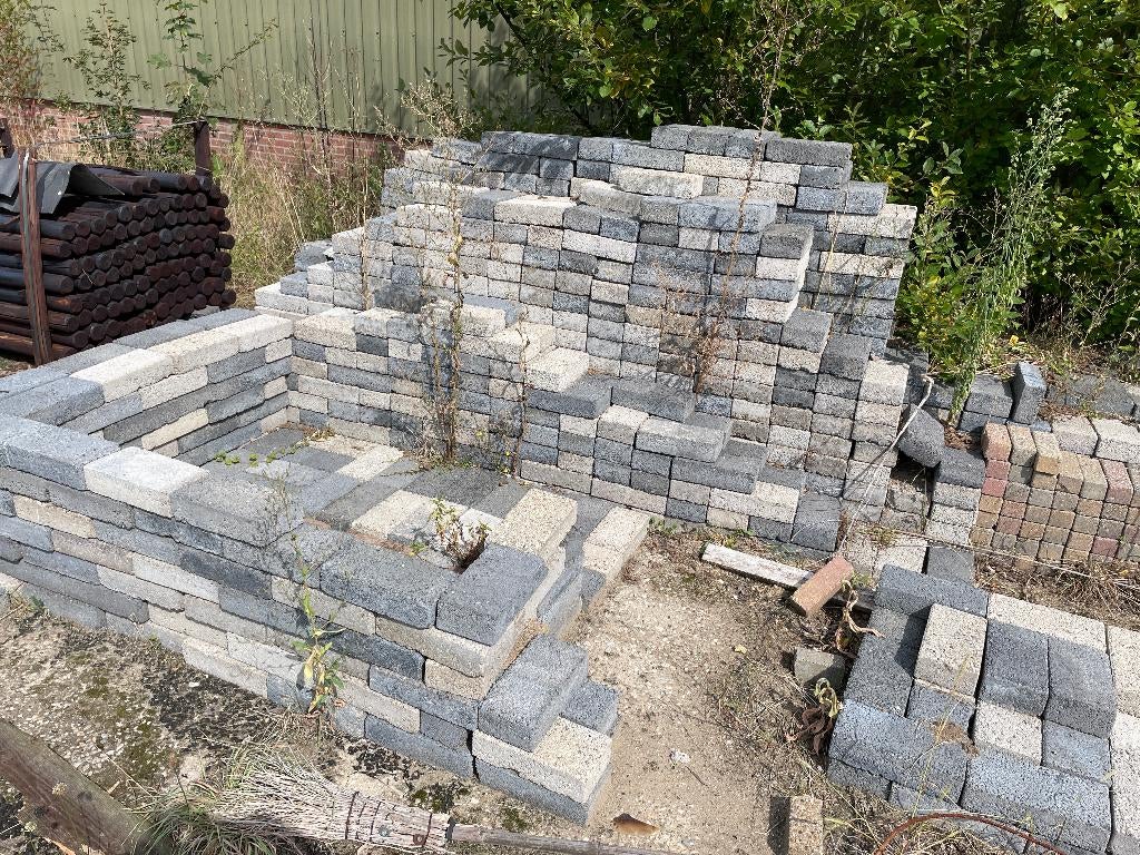 Betonklinkers, Tuin en Terras, Ophalen, Zo goed als nieuw, Beton, Klinkers
