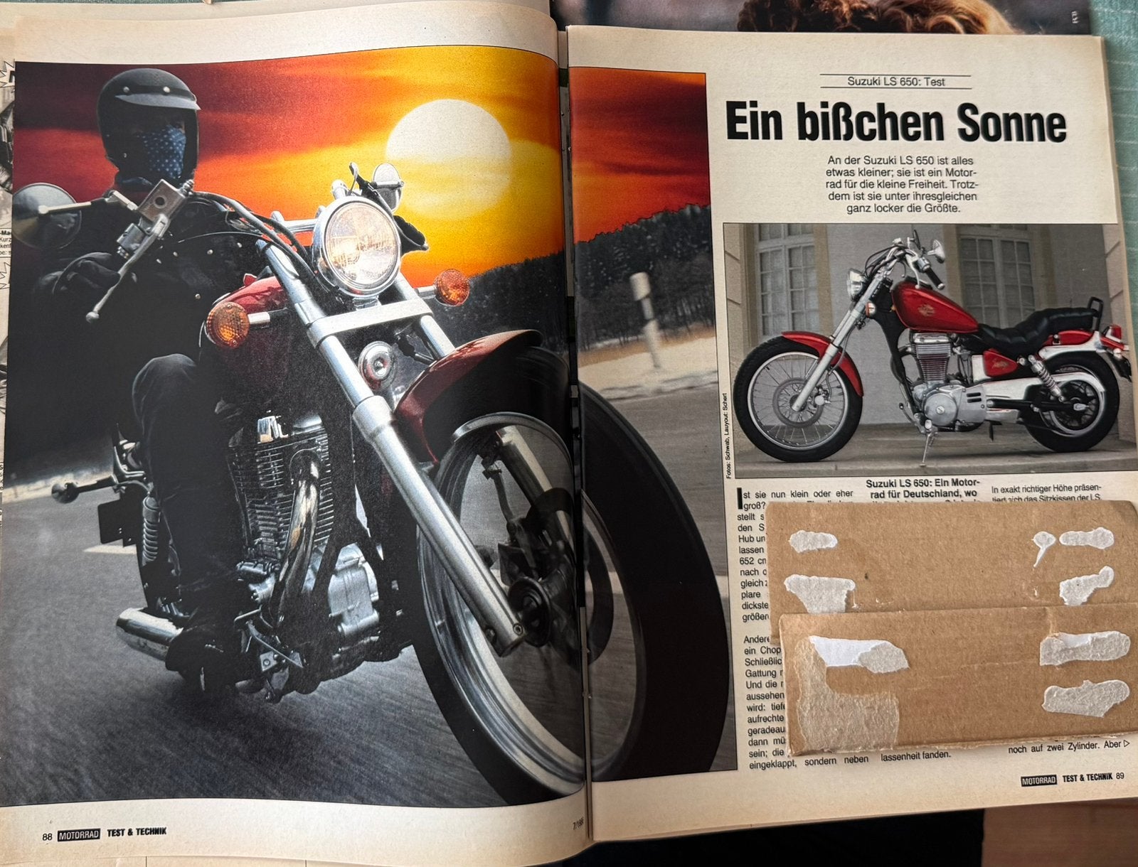 Test Suzuki LS650 Savage, Verzenden, Zo goed als nieuw