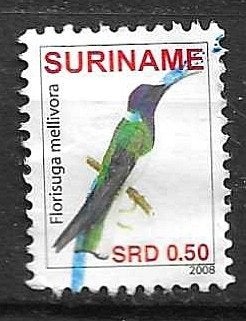 VOGEL SURINAME 2008, Ophalen of Verzenden, Gestempeld, Dier of Natuur
