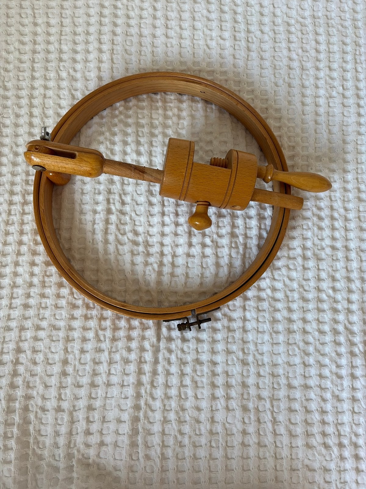 Borduurring met tafelklem - Handig voor handborduren, Ophalen of Verzenden, Gebruikt, Handborduren, Onderdeel of Toebehoren