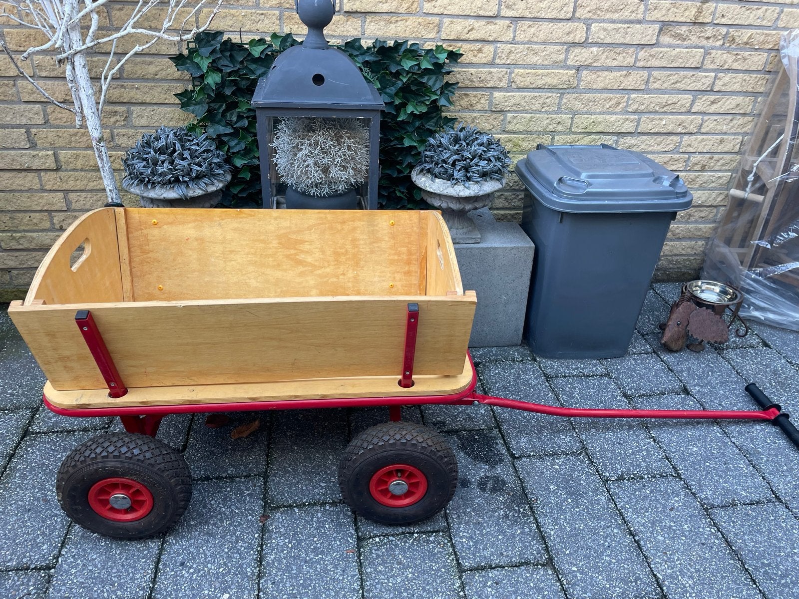 Houten bolderkar - Opvouwbaar en robuust, Ophalen, Opvouwbaar, Gebruikt