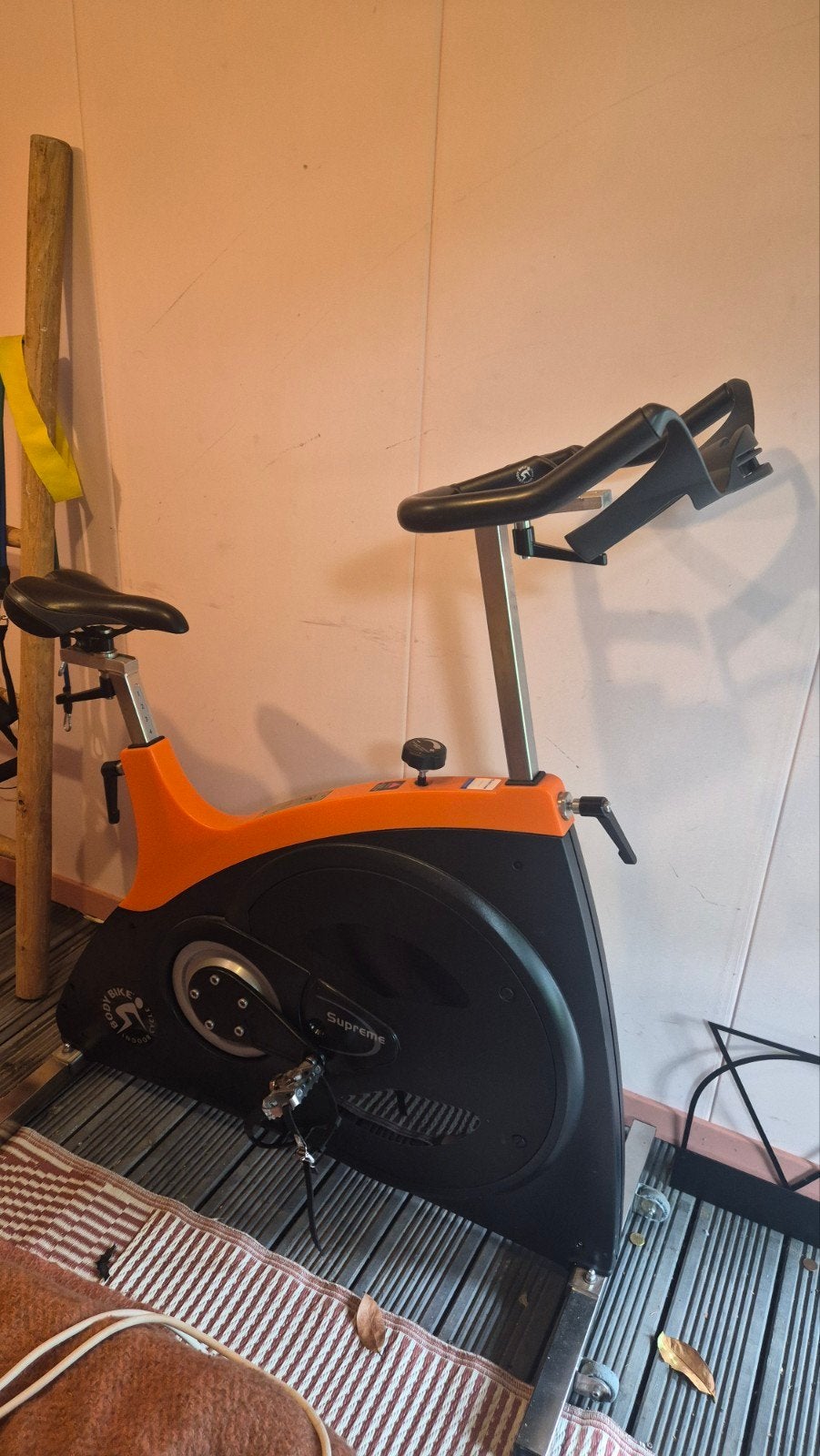 Spinningfiets Supreme - Oranje/Zwart, Ophalen, Spinningfiets, Zo goed als nieuw, Metaal