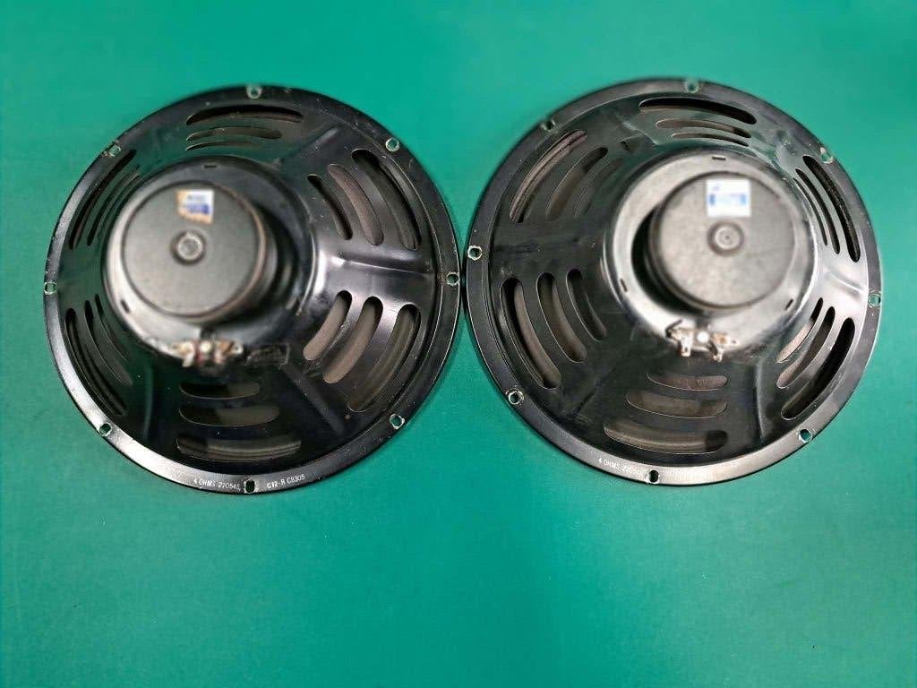 2 x Jensen C12R gitaarversterker speakers 1965  12" 4 ohm, Audio, Tv en Foto, Overige merken, Gebruikt, Ophalen of Verzenden, Center speaker