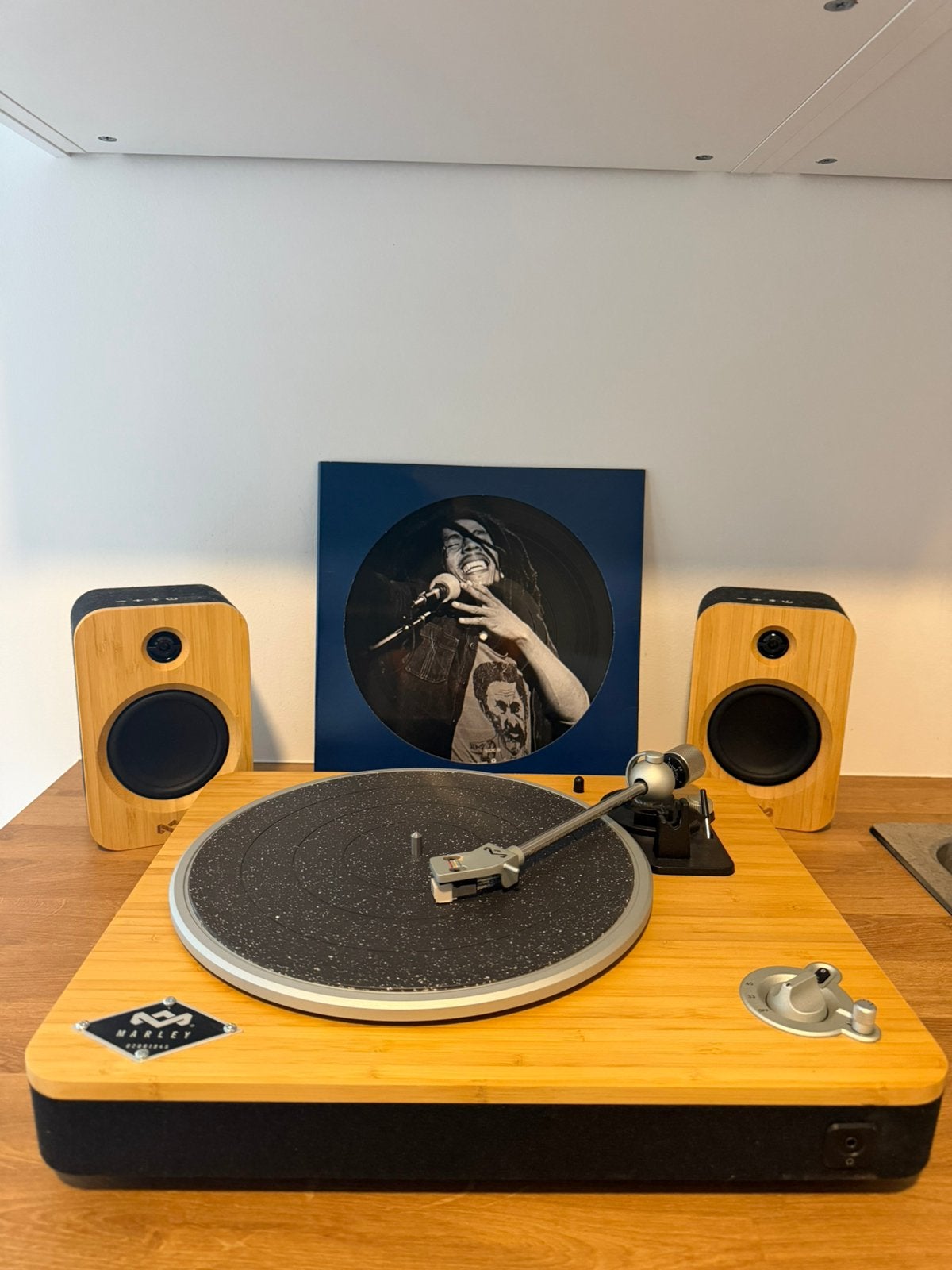 House of Marley Stir It Up Wireless platenspeler, Overige merken, Ophalen of Verzenden, Zo goed als nieuw, USB-aansluiting