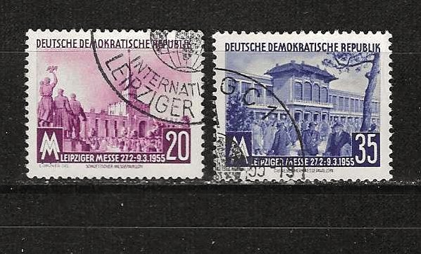 DDR 447-448, Ophalen of Verzenden, DDR, Gestempeld