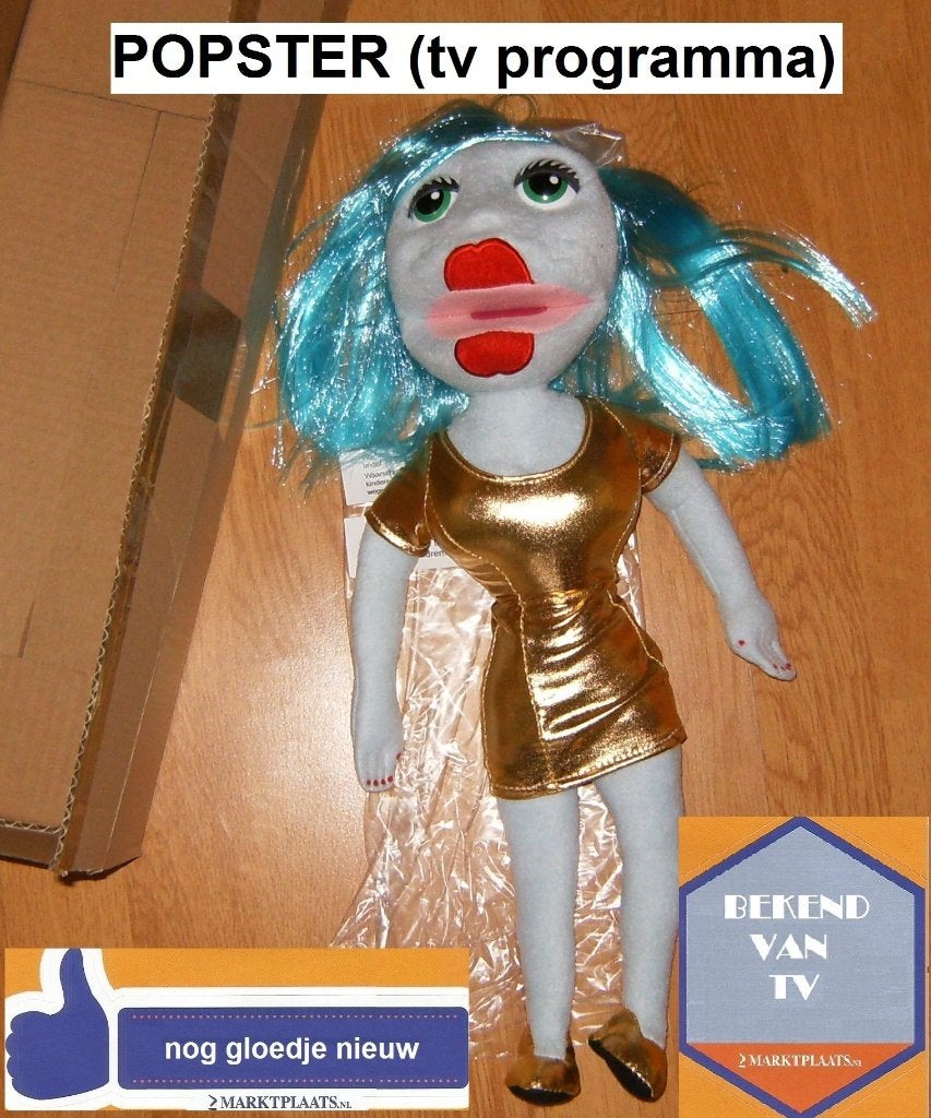 Miss Izzy handpop (bekent van tv), Kinderen en Baby's, Speelgoed | Knuffels en Pluche, Nieuw, Overige typen, Overige karakters