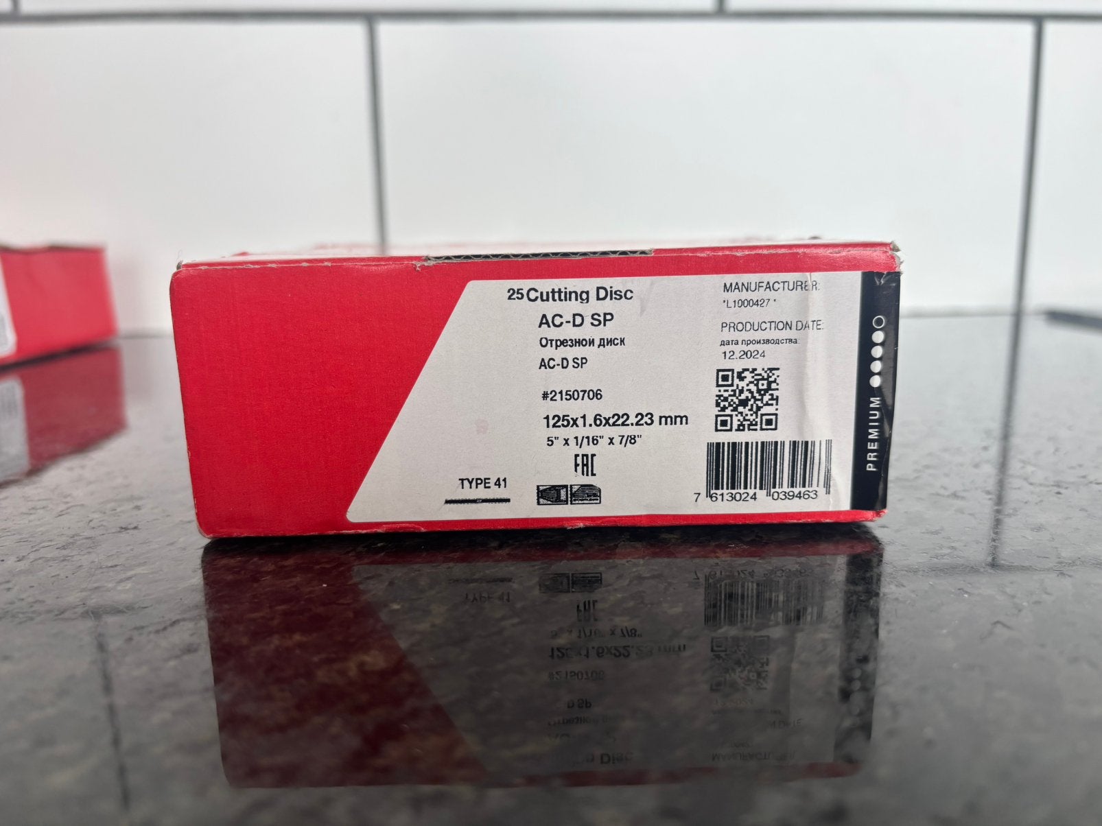 Hilti Doorslijpschijf AC-D SP 125x1.6, Ophalen, Nieuw