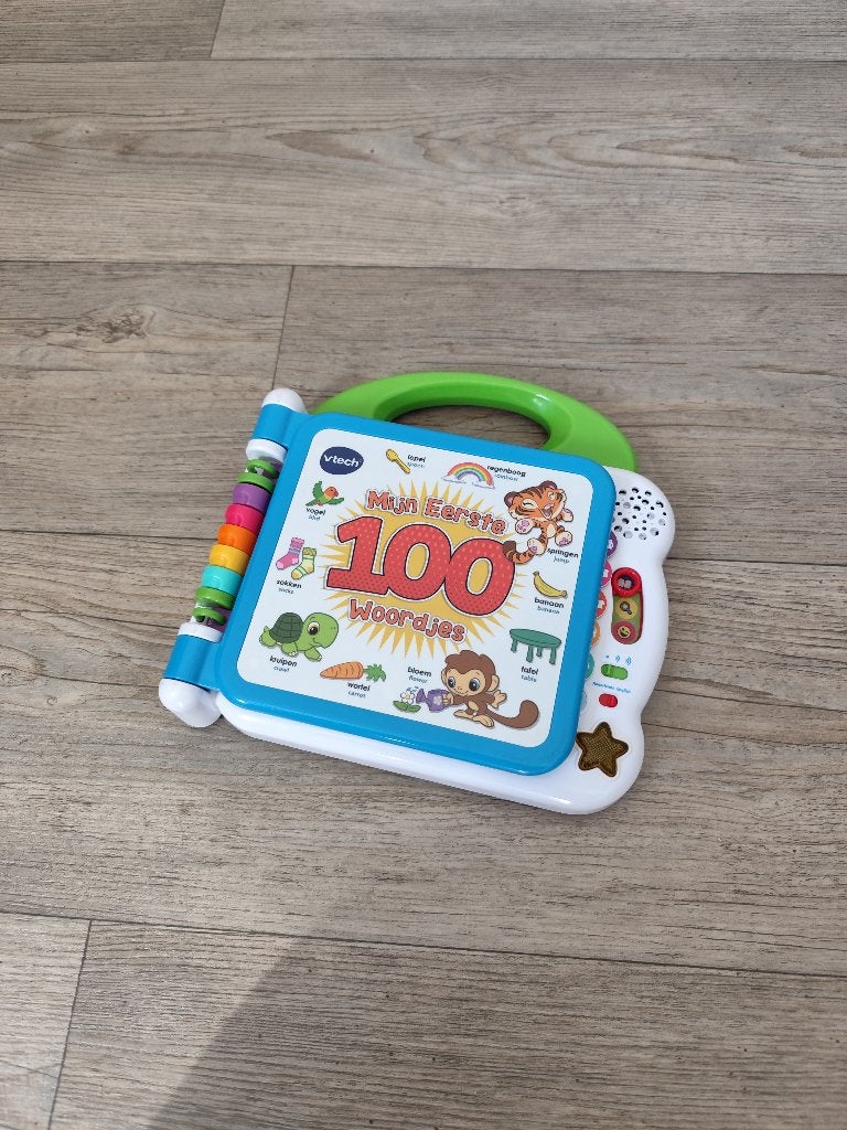 Vtech 100 woordjesboek, Ophalen, Zo goed als nieuw, 6 maanden tot 2 jaar