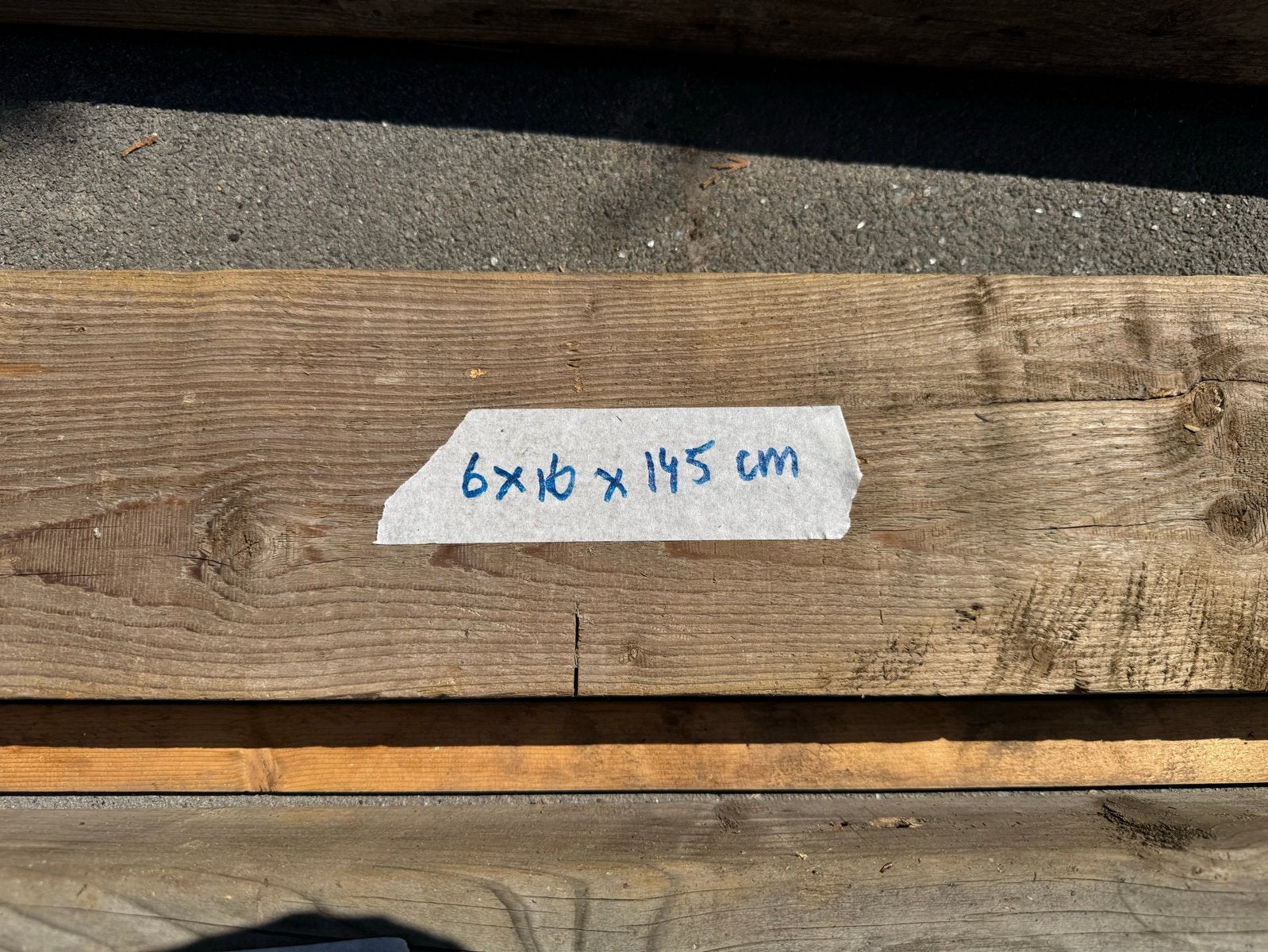 Diverse houten balken en planken - Verschillende afmetingen, Doe-het-zelf en Verbouw, Hout en Planken, Ophalen, Gebruikt, Balk