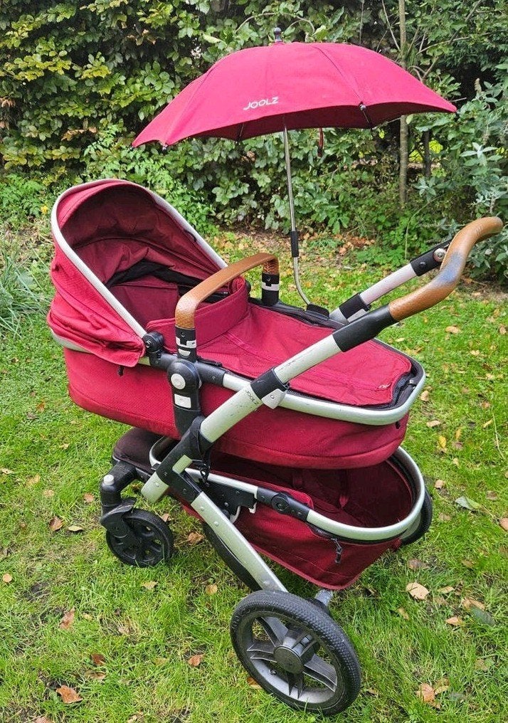 Joolz Kinderwagen -compleet met wieg/zitje/parasol/regenhoes, Gebruikt, Luchtbanden, Combiwagen, Ophalen