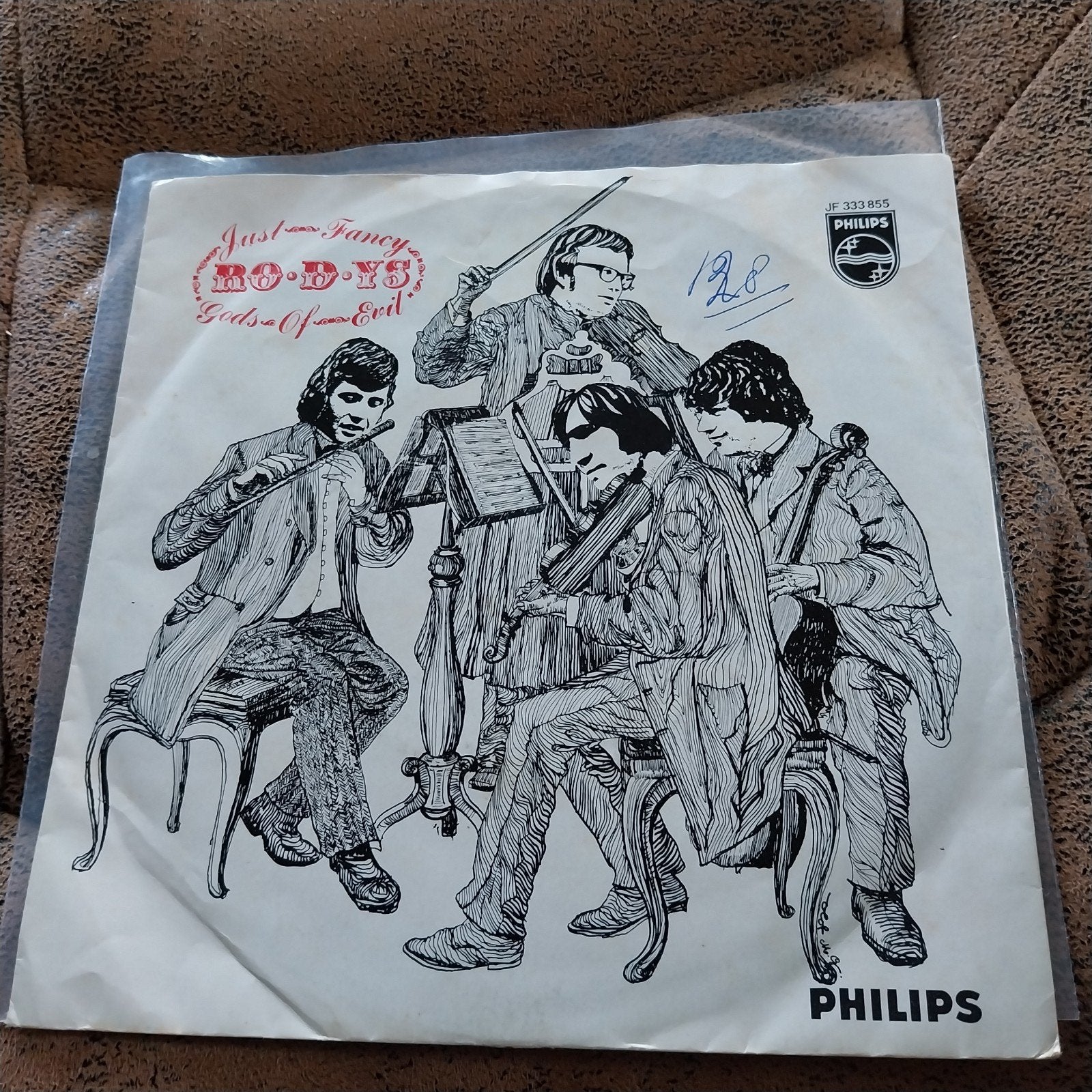 Ro-D-Ys - Just Fancy / Gods of Evil (Philips 1967), Cd's en Dvd's, Vinyl Singles, Gebruikt, Originele persing, 7 inch, Ophalen of Verzenden