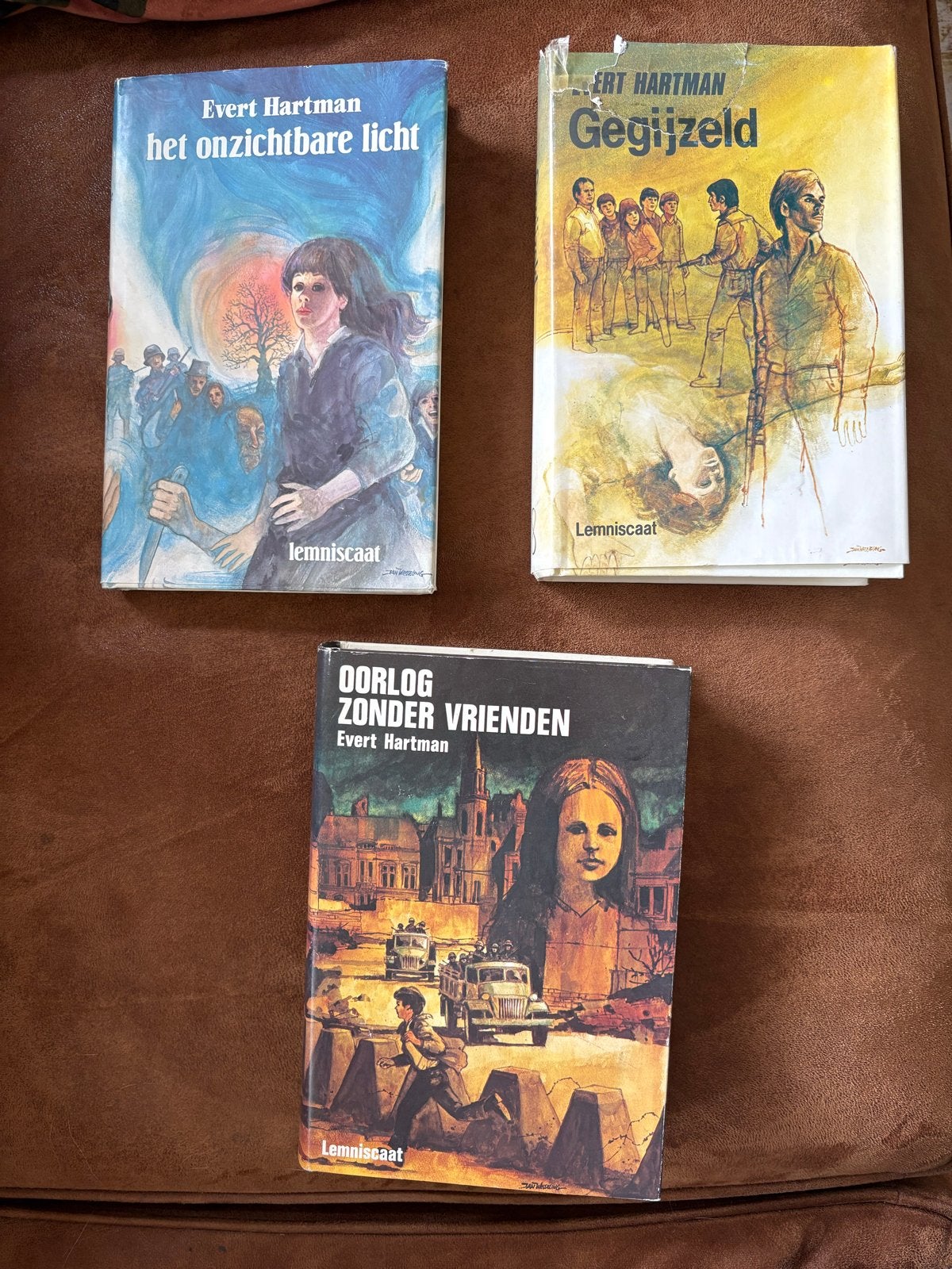 4 x E. Hartman: incl oorlog zonder vrienden, Boeken, Ophalen of Verzenden, Gelezen, Fictie algemeen