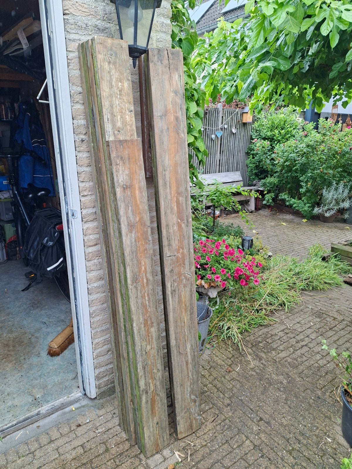 9 geïmpregneerde planken, Tuin en Terras, Palen, Balken en Planken, Ophalen, 180 tot 250 cm, Planken