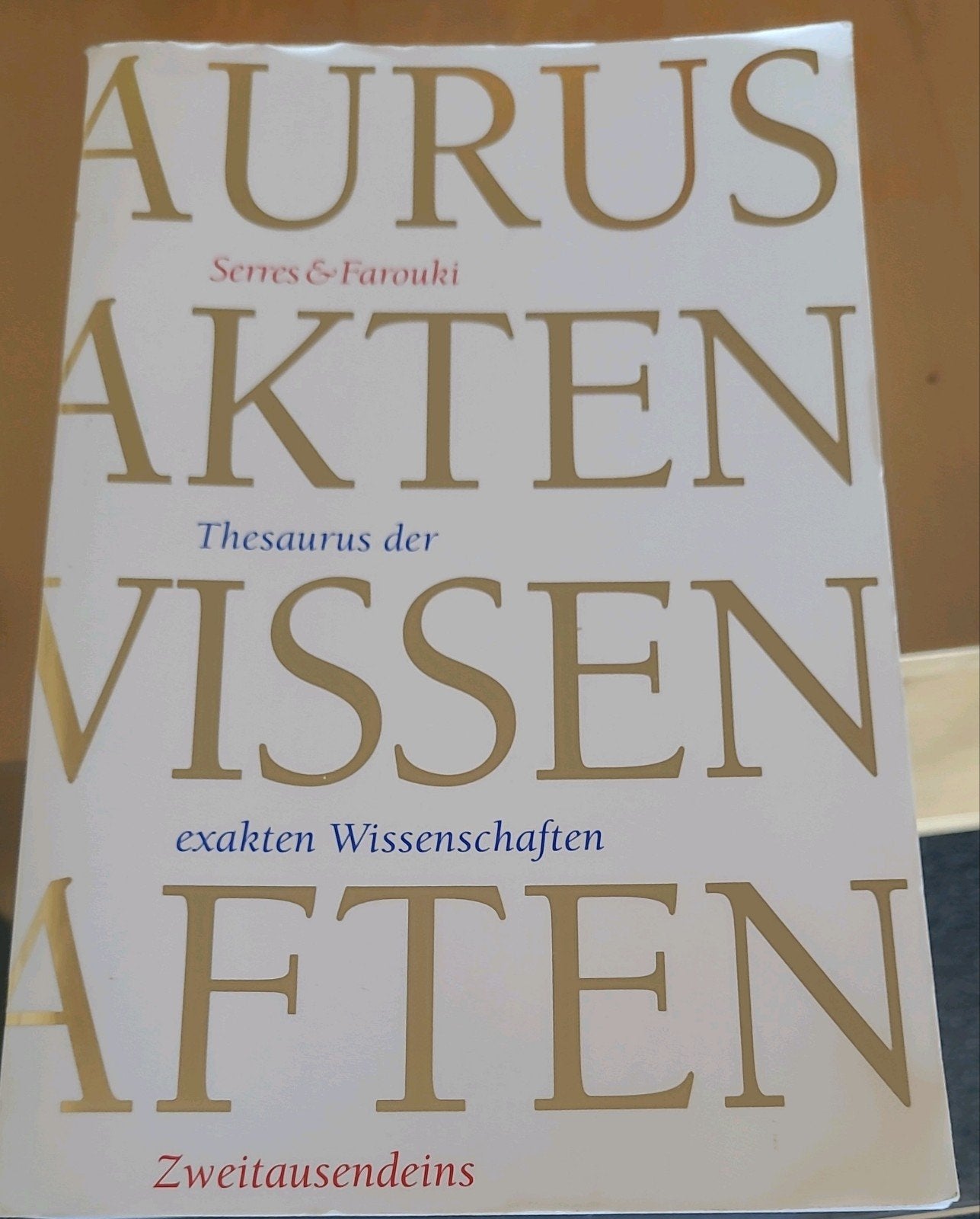 Serres & Farouki thesaurus der exakten Wissenschaften, Ophalen of Verzenden