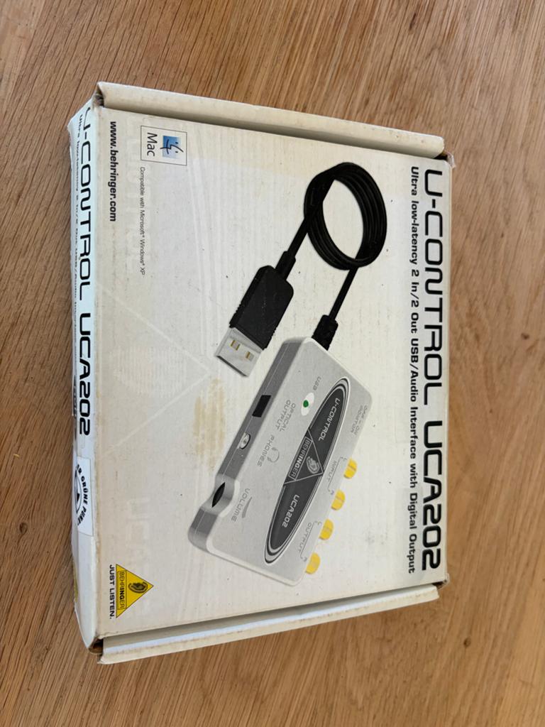 Behringer U-control UCA 202, Muziek en Instrumenten, Mengpanelen, Ophalen of Verzenden, Gebruikt, Minder dan 5 kanalen