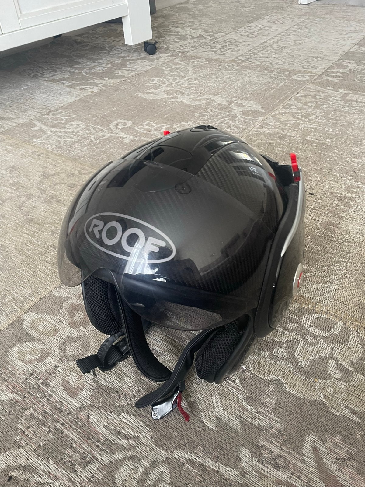 Roof Boxer V8 Carbon Helm Maat L, Overige merken, Systeemhelm, Heren, Ophalen of Verzenden