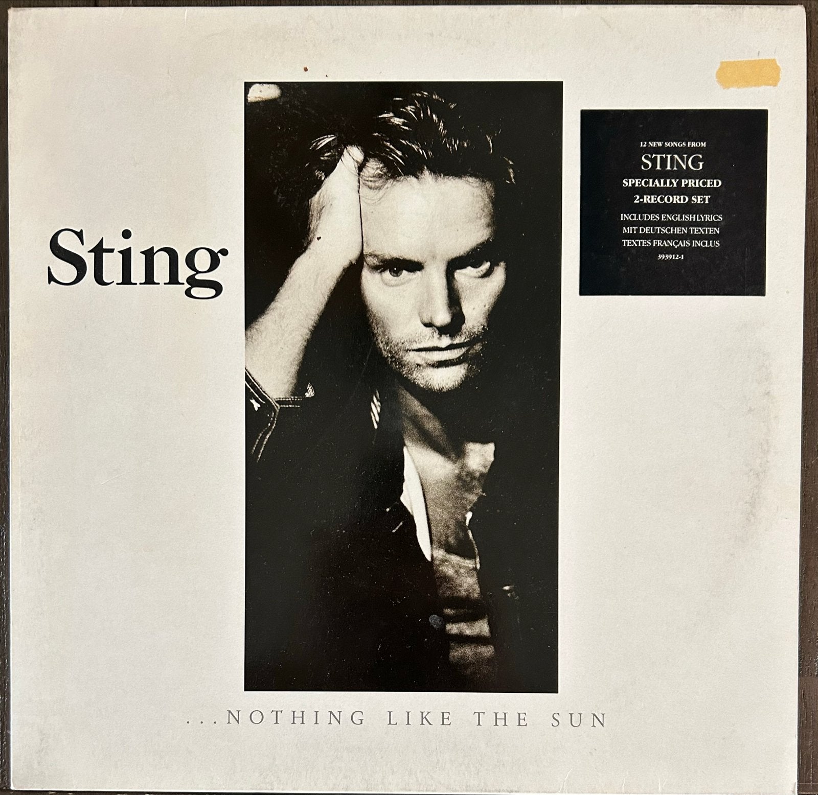Sting - ...Nothing Like The Sun Dubbel LP (1987), Pop, Originele persing, Ophalen of Verzenden, Zo goed als nieuw
