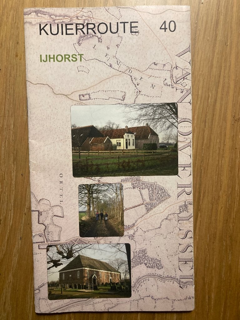 Kuierroute 40 IJhorst - Wandelgids Overijssel, Fiets- of Wandelgids, Ophalen of Verzenden, Zo goed als nieuw, Benelux