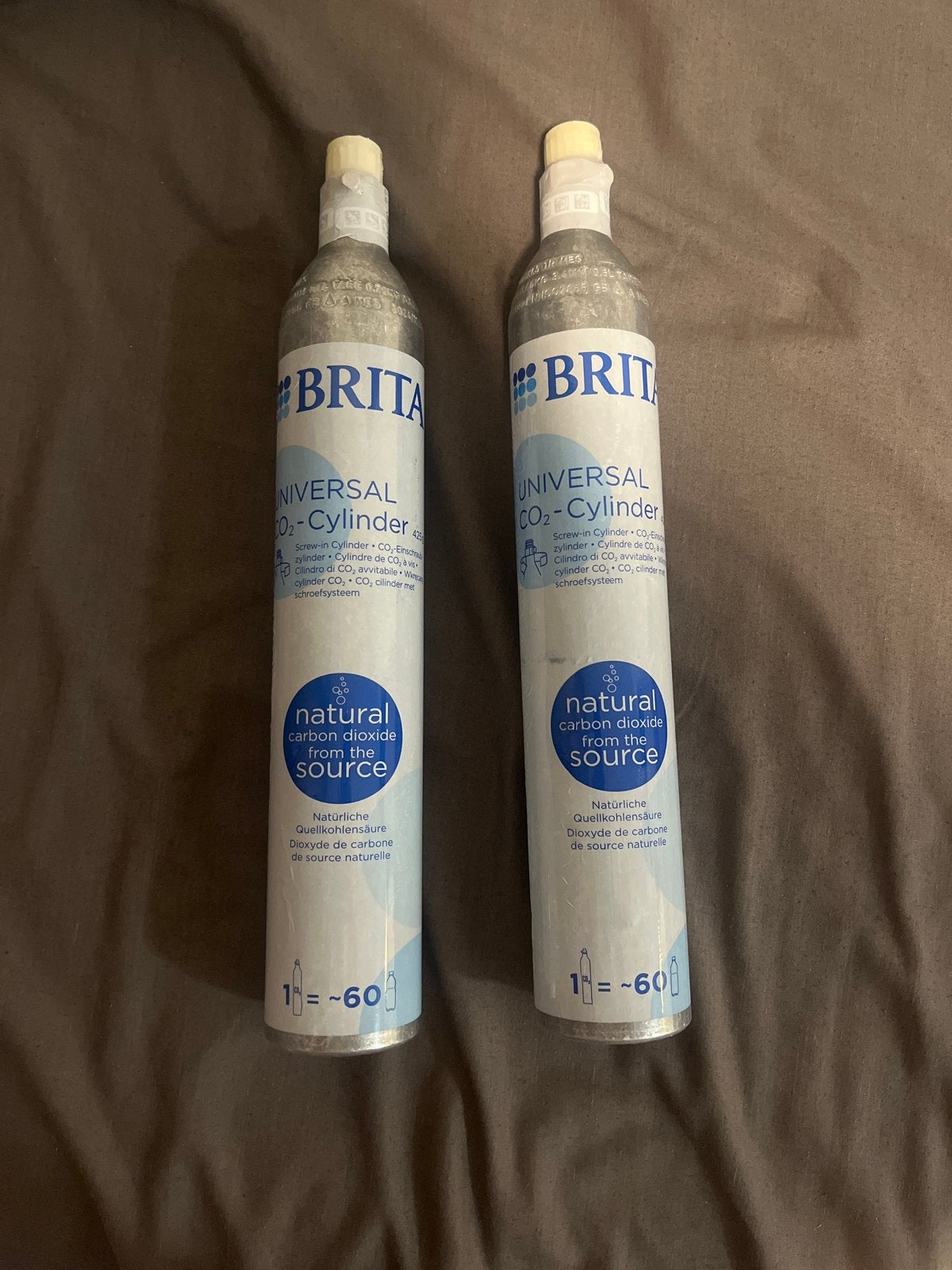 2x Brita Universal CO2-Cilinder voor bruiswater, Ophalen of Verzenden, Nieuw