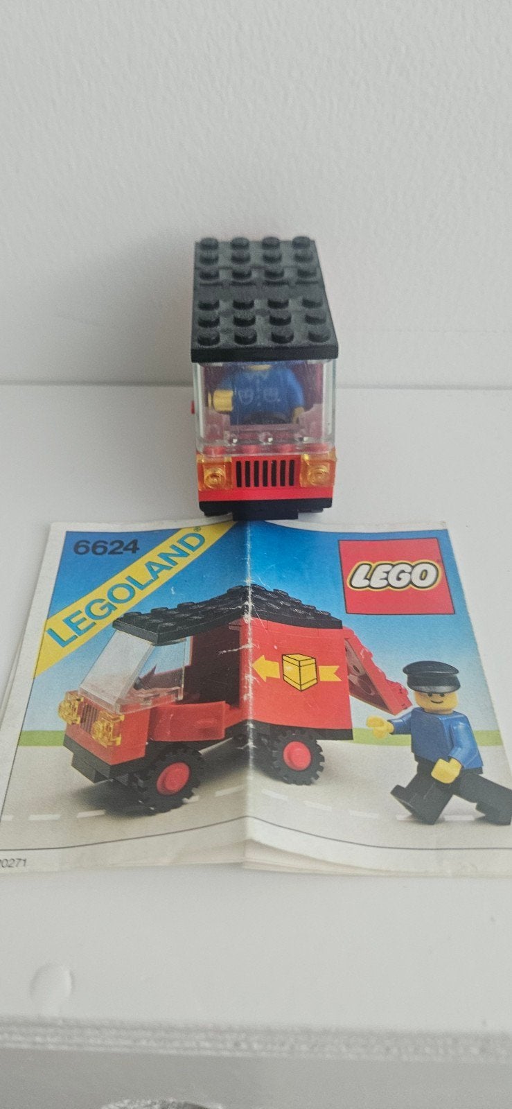 Lego Legoland 6624 Postwagen met Postbode - Vintage Set, Kinderen en Baby's, Speelgoed | Duplo en Lego, Ophalen, Compleet, Gebruikt