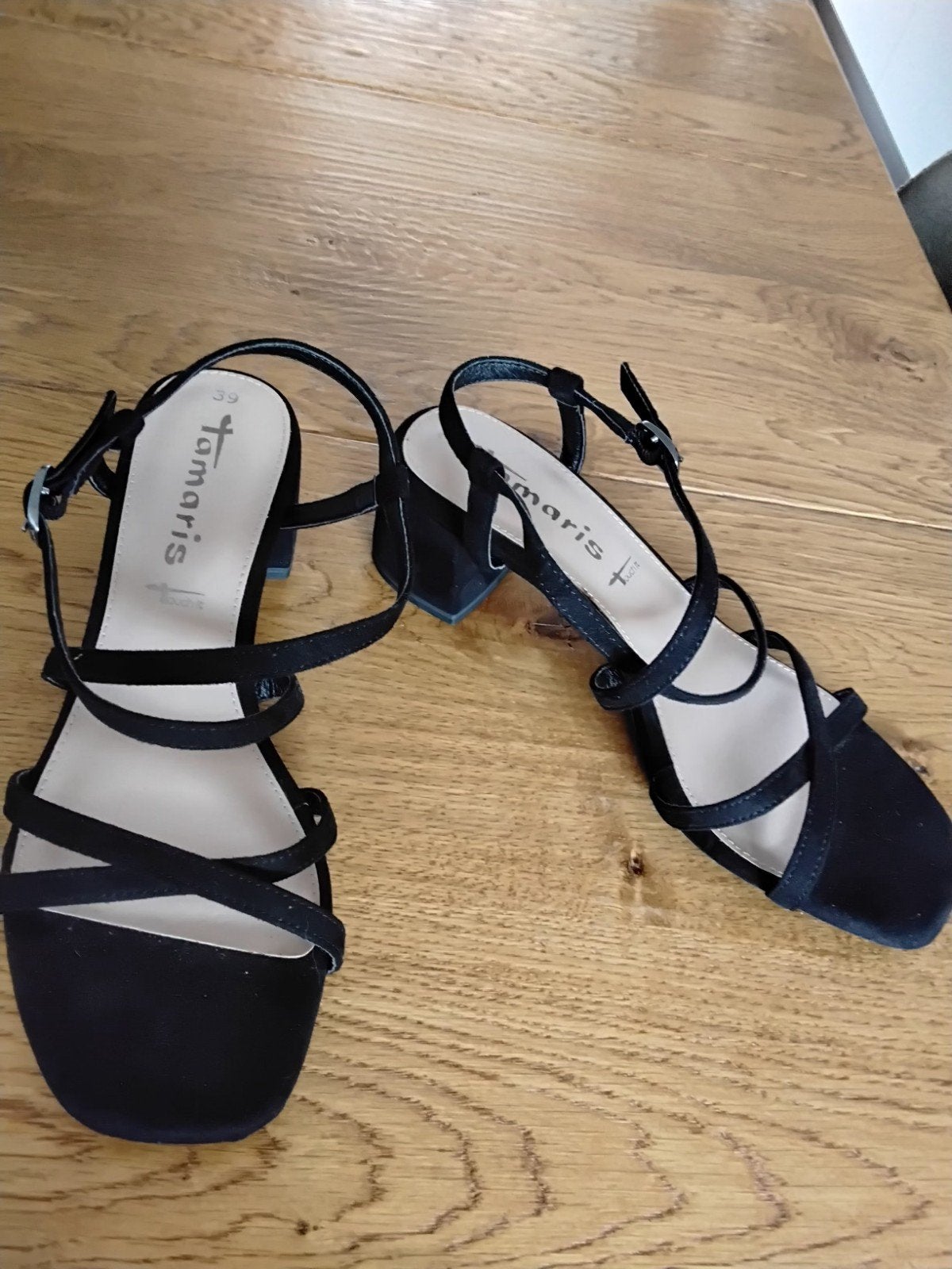 Tamaris hakschoentjes....mt: 39  ...nieuw!, Tamaris, Zwart, Nieuw, Dansschoenen
