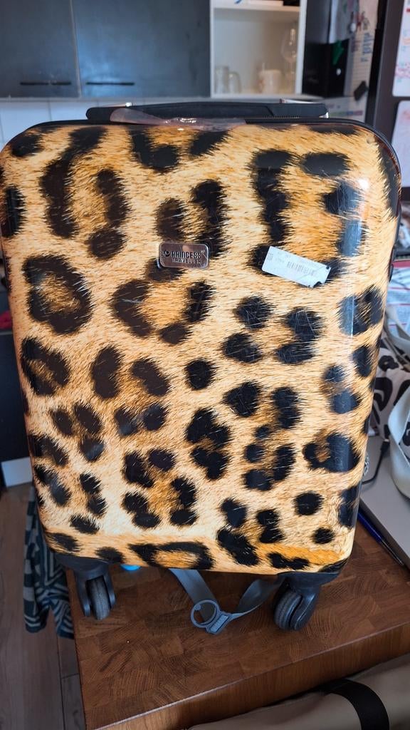 Koffer met print, Sieraden, Tassen en Uiterlijk, Koffers, Ophalen of Verzenden