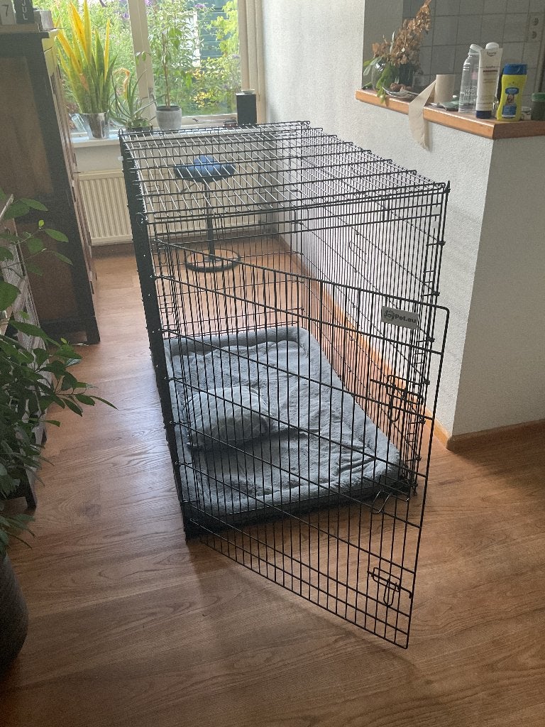 Honden bench groot, Ophalen, Zo goed als nieuw