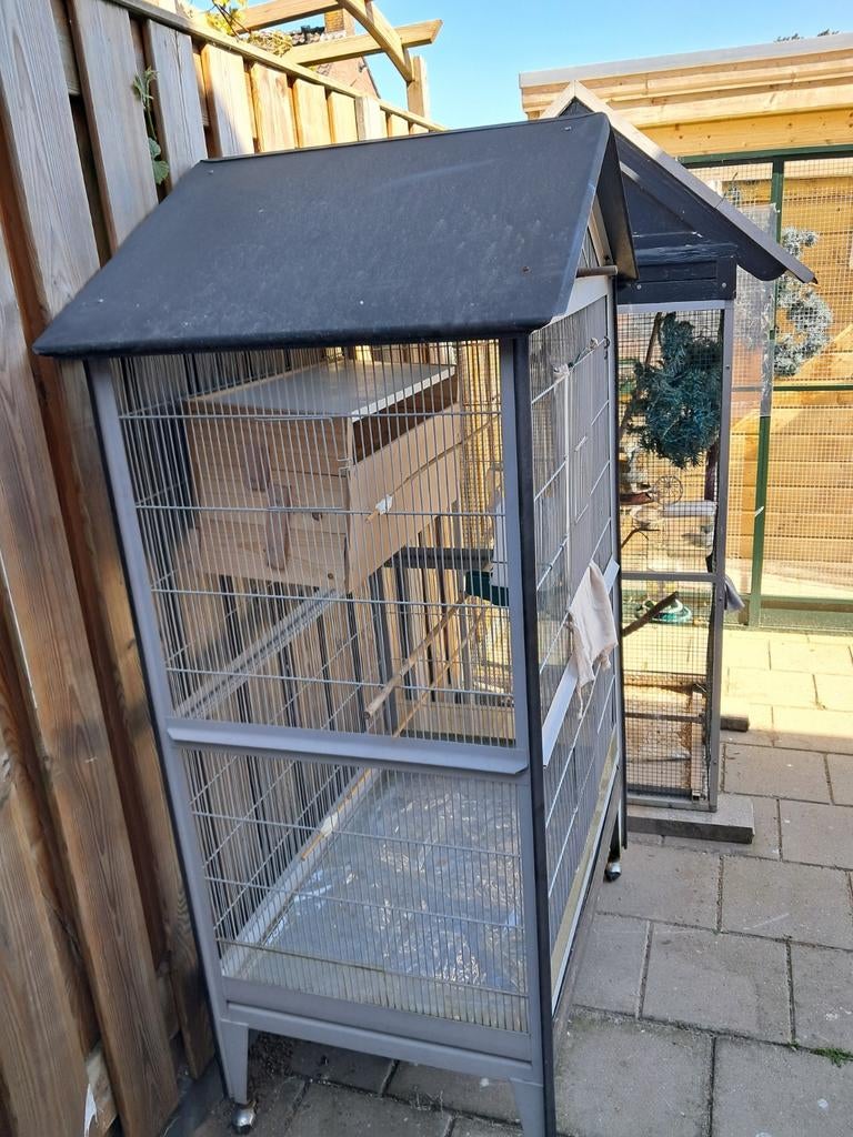 Kooi, Ophalen, Zo goed als nieuw, Metaal, Vogelkooi