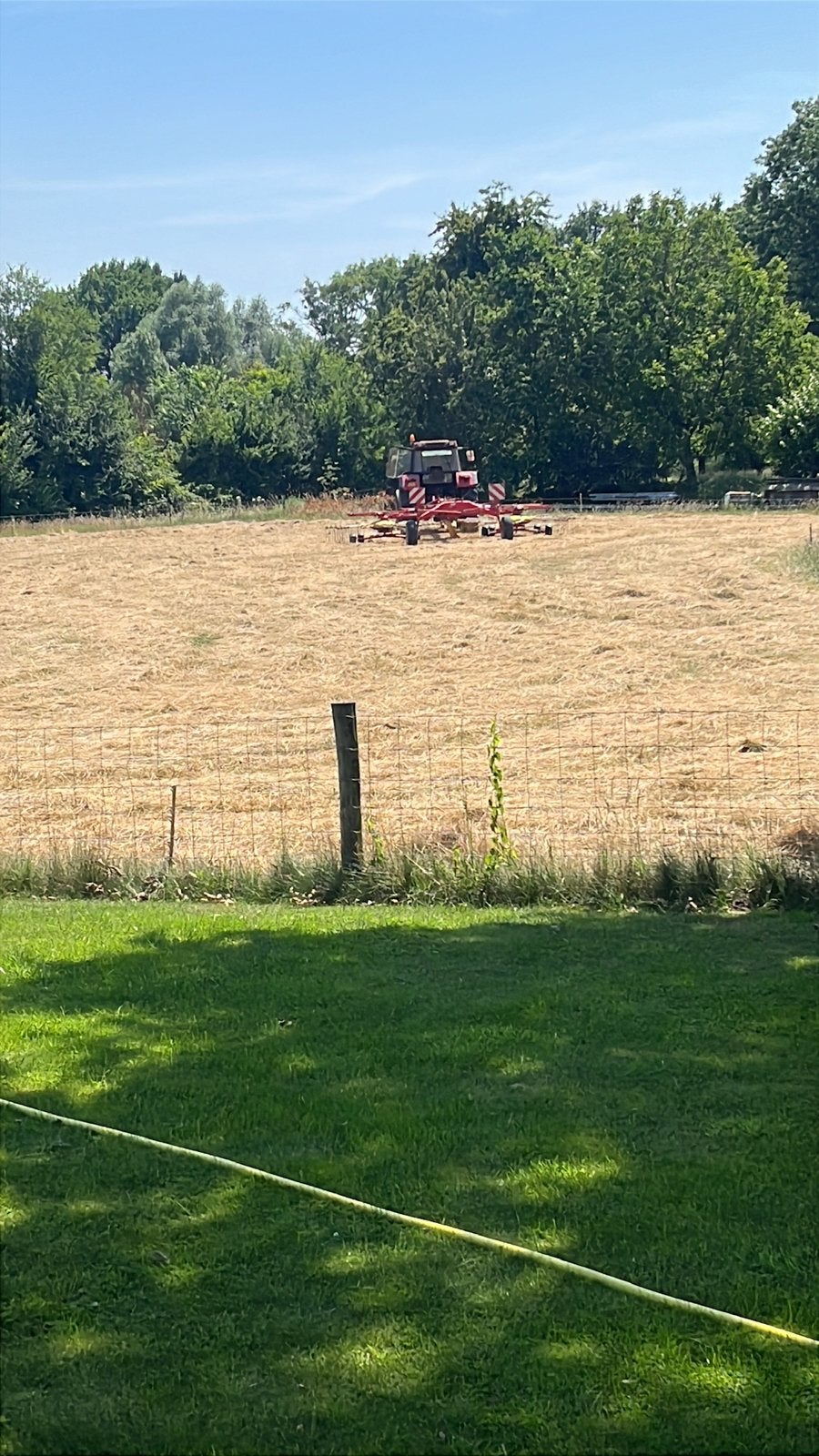 Prima paardenhooi, Ophalen, Vee