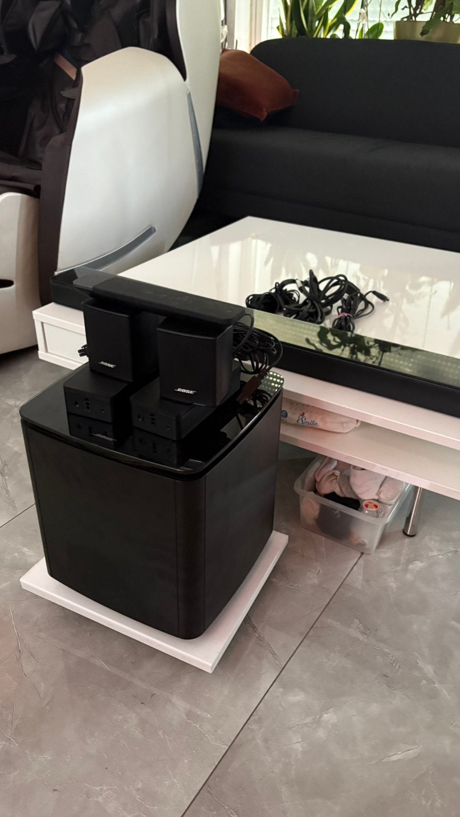 Bose Soundbar 700 + Subwoofer + Surround Speakers, Ophalen, Zo goed als nieuw, Bose, Bluetooth
