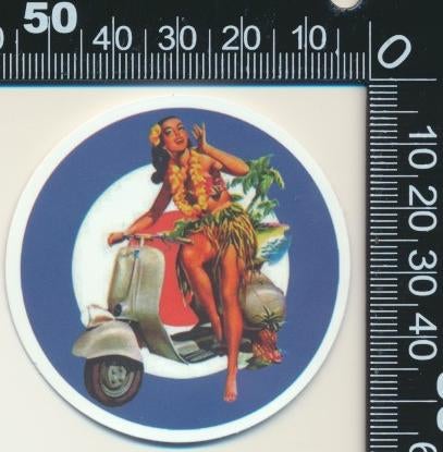 Sticker: Scooter (3), Ophalen of Verzenden, Zo goed als nieuw, Bedrijf of Vereniging