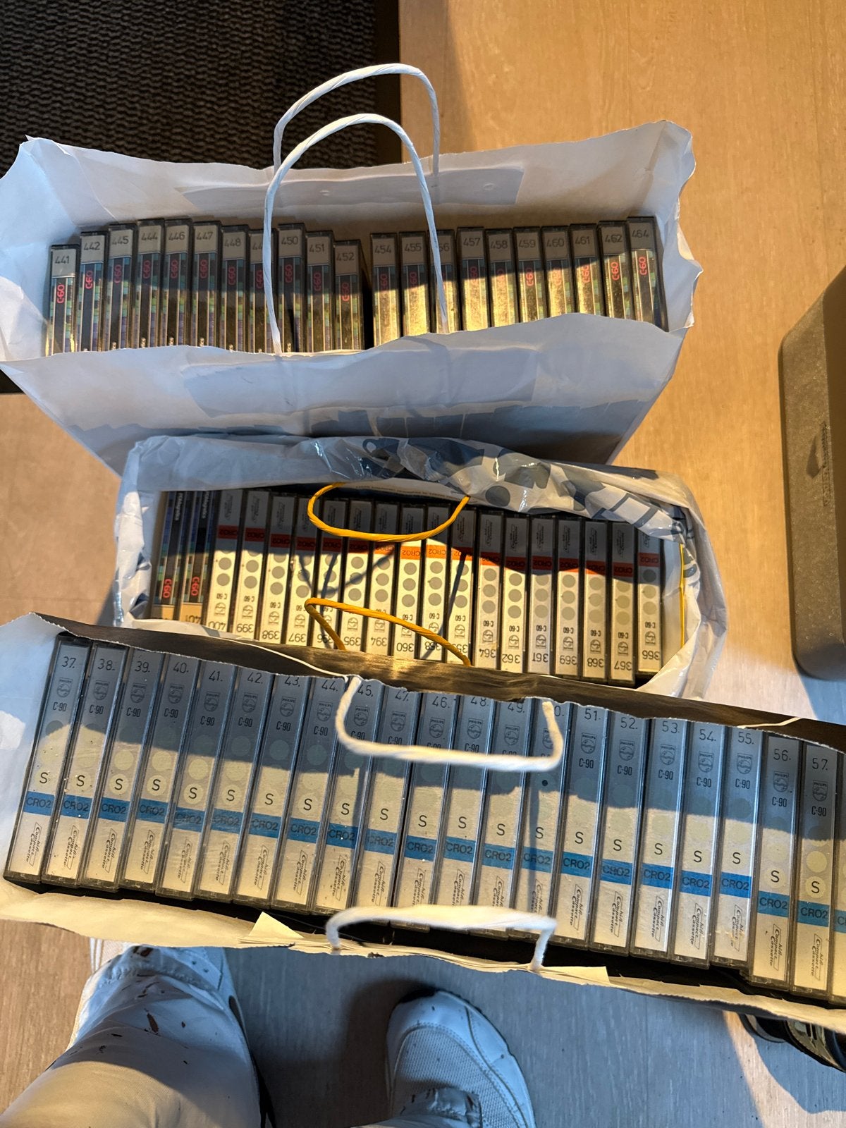 Grote collectie voorbespeelde cassettebandjes (ca. 250 stuks, Ophalen, Gebruikt, Voorbespeeld, Pop