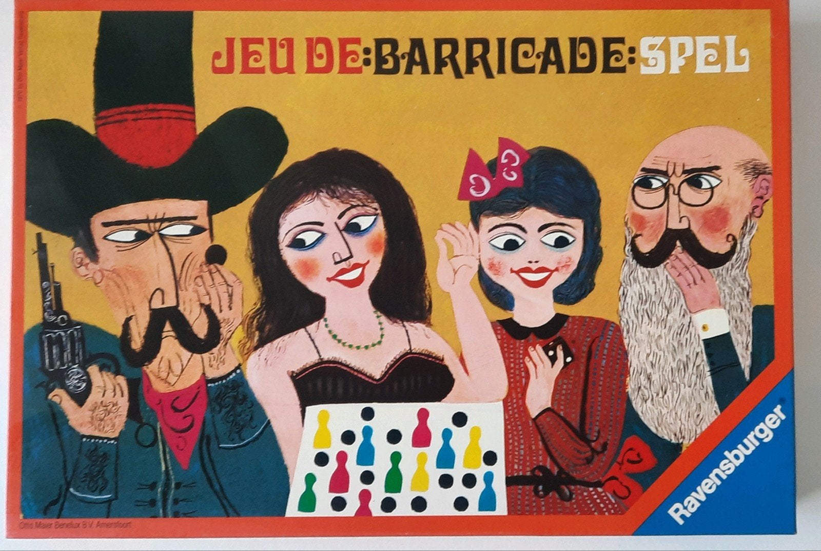 Jeu de Barricade Spel - Ravensburger Bordspel, Hobby en Vrije tijd, Gezelschapsspellen | Bordspellen, Drie of vier spelers, Ophalen of Verzenden