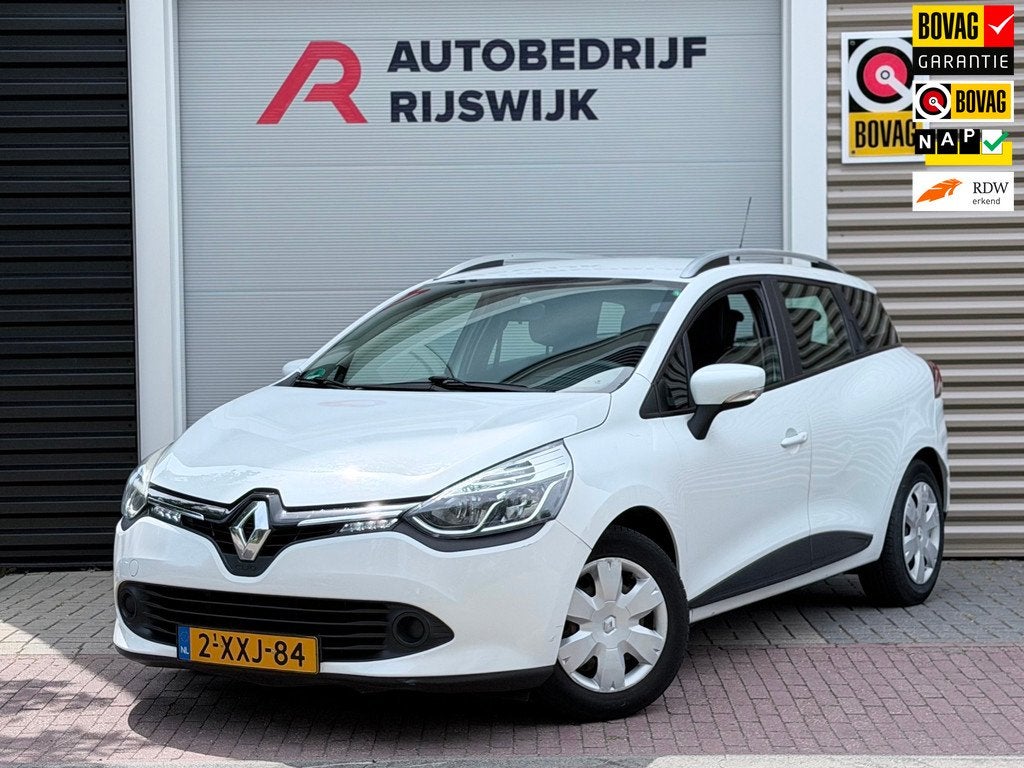 Renault Clio Estate 0.9 TCe Expression Navi/Airco, Voorwielaandrijving, Wit, Origineel Nederlands, Handgeschakeld
