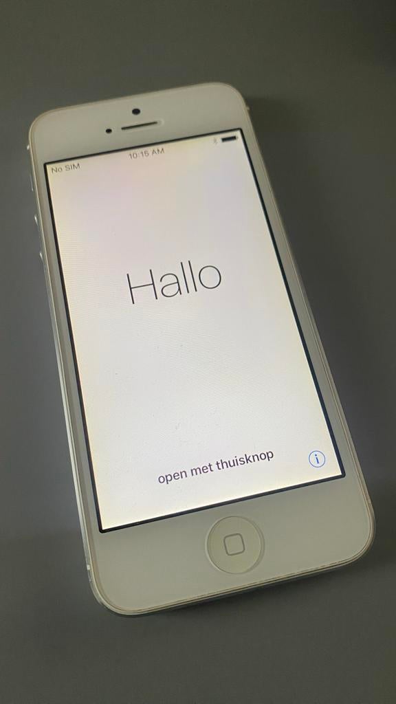 Apple iPhone 5 (Model A1429) - Wit, 16 GB, Telecommunicatie, Mobiele telefoons | Apple iPhone, Gebruikt, 16 GB, IPhone 5, Wit