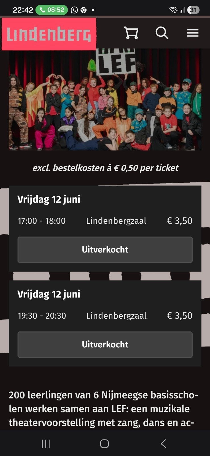 Ik zoek kaartjes voor de lindenberg vorstelling regenboog, Tickets en Kaartjes, Theater | Toneel, Dans en Opera