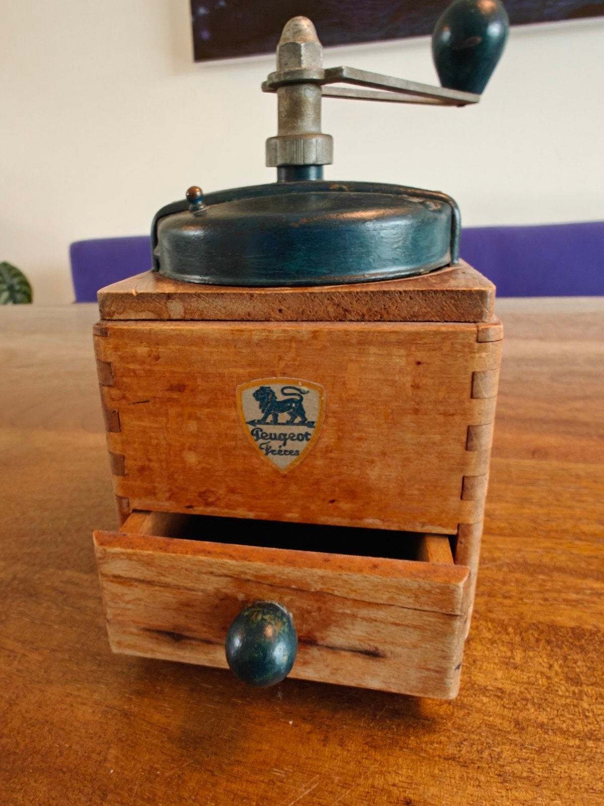 Vintage Peugeot Frères koffiemolen, Antiek en Kunst, Ophalen of Verzenden