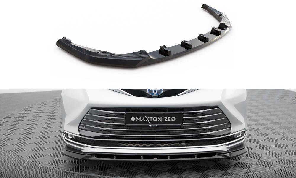 Voorlip spoiler sideskirt diffuser - Toyota Sienna 2020+, Ophalen of Verzenden