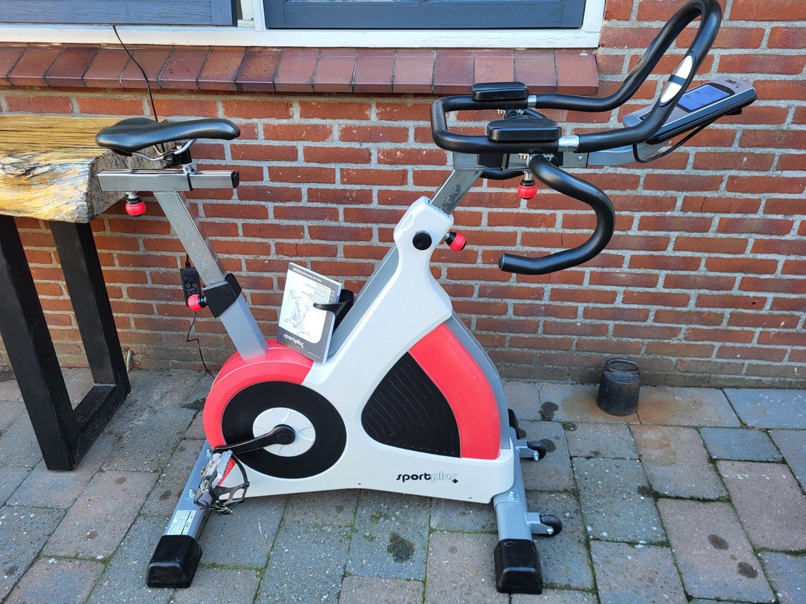 SportPlus ERGO-Speedracer Spinningfiets, Sport en Fitness, Ophalen, Spinningfiets, Zo goed als nieuw, Metaal