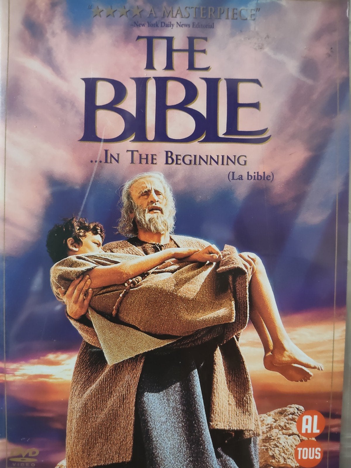 The Bible... In The Beginning Dvd NL Klassieke Bijbelfilm, 1960 tot 1980, Engels, Alle leeftijden, Inclusief doosje